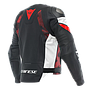 CHAQUETA DAINESE AVRO 5 black/red-lava/white