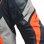 CHAQUETA DAINESE SUPER RIDER 2 black/dark-gull-gray/flúo red