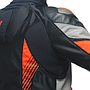 CHAQUETA DAINESE SUPER RIDER 2 black/dark-gull-gray/flúo red