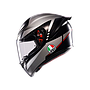 CASCO AGV K-1 S E2206 Lap Matt black/grey/red