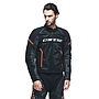 CHAQUETA DAINESE AIR FRAME 3 tex black/black/flúo-red