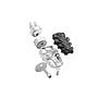 Pisantes EVO p/Kawasaki KLE500, KLR650, BMW S 1000 XR