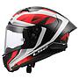CASCO LS2 FF805 THUNDER C GP AERO RAUTE white/red