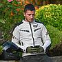 CHAQUETA LS2 GARDA AIR grey/orange