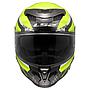 CASCO LS2 FF807 DRAGON TRAX H-VIS yellow
