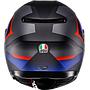 CASCO AGV K-3 E2206 STRIGA matt bk/bl/red