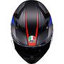 CASCO AGV K-3 E2206 STRIGA matt bk/bl/red