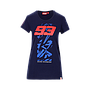 CAMISETA MARQUEZ 93 AND SHADED PATTERN lady blue