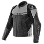 CHAQUETA DAINESE RACING 4 PERFORADA BLACK/CHARCOAL GRAY