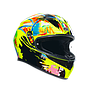 CASCO AGV K-3 E2206 ROSSI WINTER TEST 2019