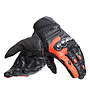 GUANTES DAINESE CARBON 4 SHORT black/fluo red