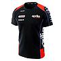 Camiseta APRILIA REPLICA black/neon red