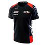 CAMISETA APRILIA REPLICA black/neon red