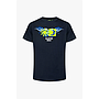 Camiseta VR46 WRT23 FLAMES 46 azul