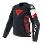 CHAQUETA DAINESE AVRO 5 black/red-lava/white