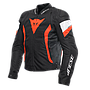 CHAQUETA AVRO 5 tex black/red fluo/white