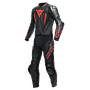 TRAJE DAINESE LAGUNA SECA 5 2 Pzs. black/anthracite/flúo red