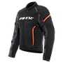 CHAQUETA DAINESE AIR FRAME 3 tex black/black/flúo-red