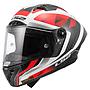 CASCO LS2 FF805 THUNDER C GP AERO RAUTE white/red