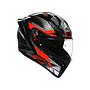 CASCO AGV K-1 S E2206 Fastlap black/grey/red