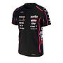 Camiseta APRILIA REPLICA'25 black/neon red