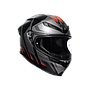 CASCO AGV K-6 S E2206 KARVE black/grey/red